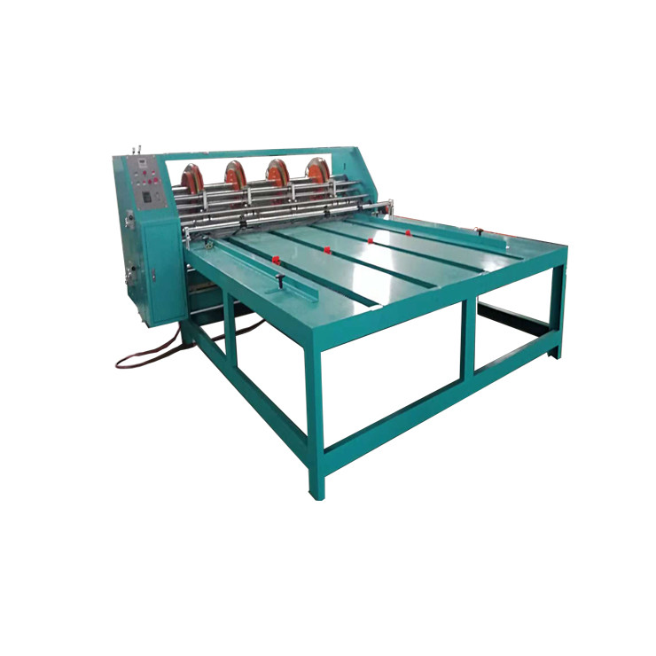 Semi Auto Carton Box Rotary Slotter Machine Chain Feeder High Speed