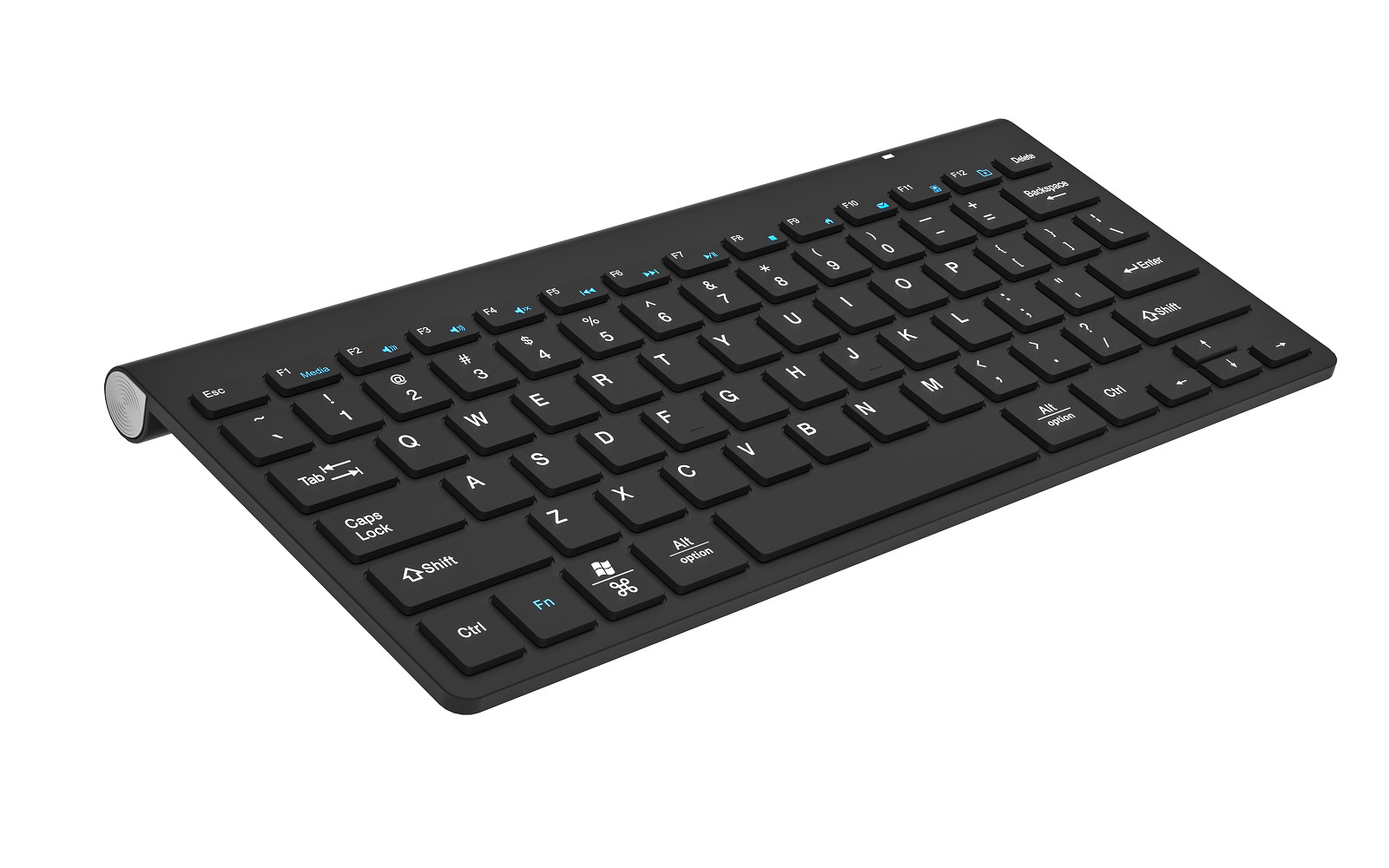 Wireless 2.4G All Black Keyboard And Mouse Set Simple Style For Office Home