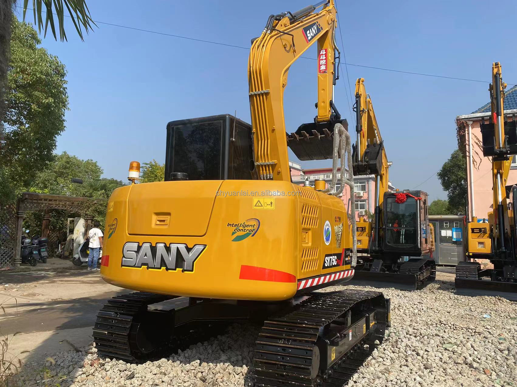 Used SANY SY75c excavator SANY excavator SY75, SANY mini excavator hot sale in stock FOR SALE
