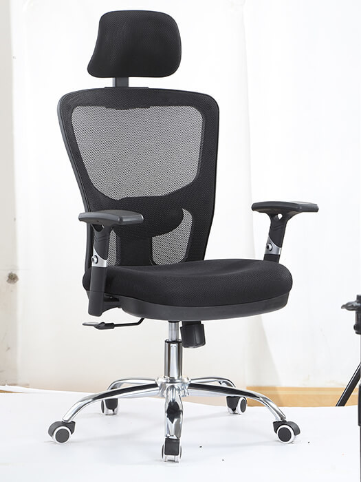 Ergonomic Mechanism Mesh Seat Office Chair Swivel Tilt For Gaming
