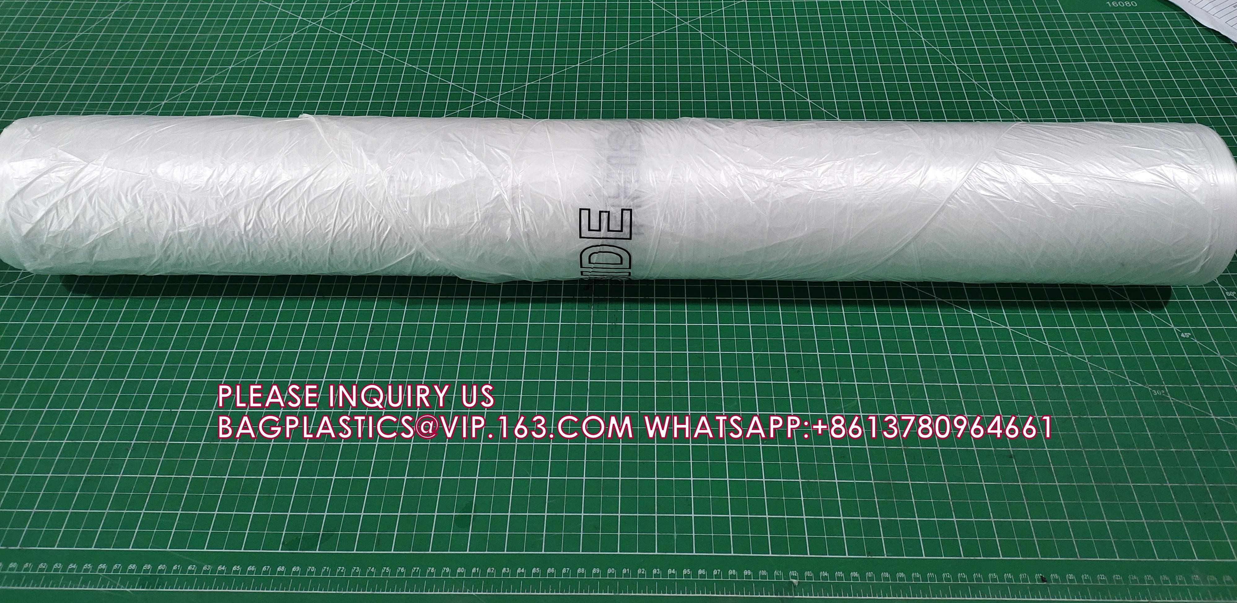 Car Protective Film Manufacturer Auto Paint Pre Taped Masking Film Painters Plastic Sheeting Roll with Masking Tape