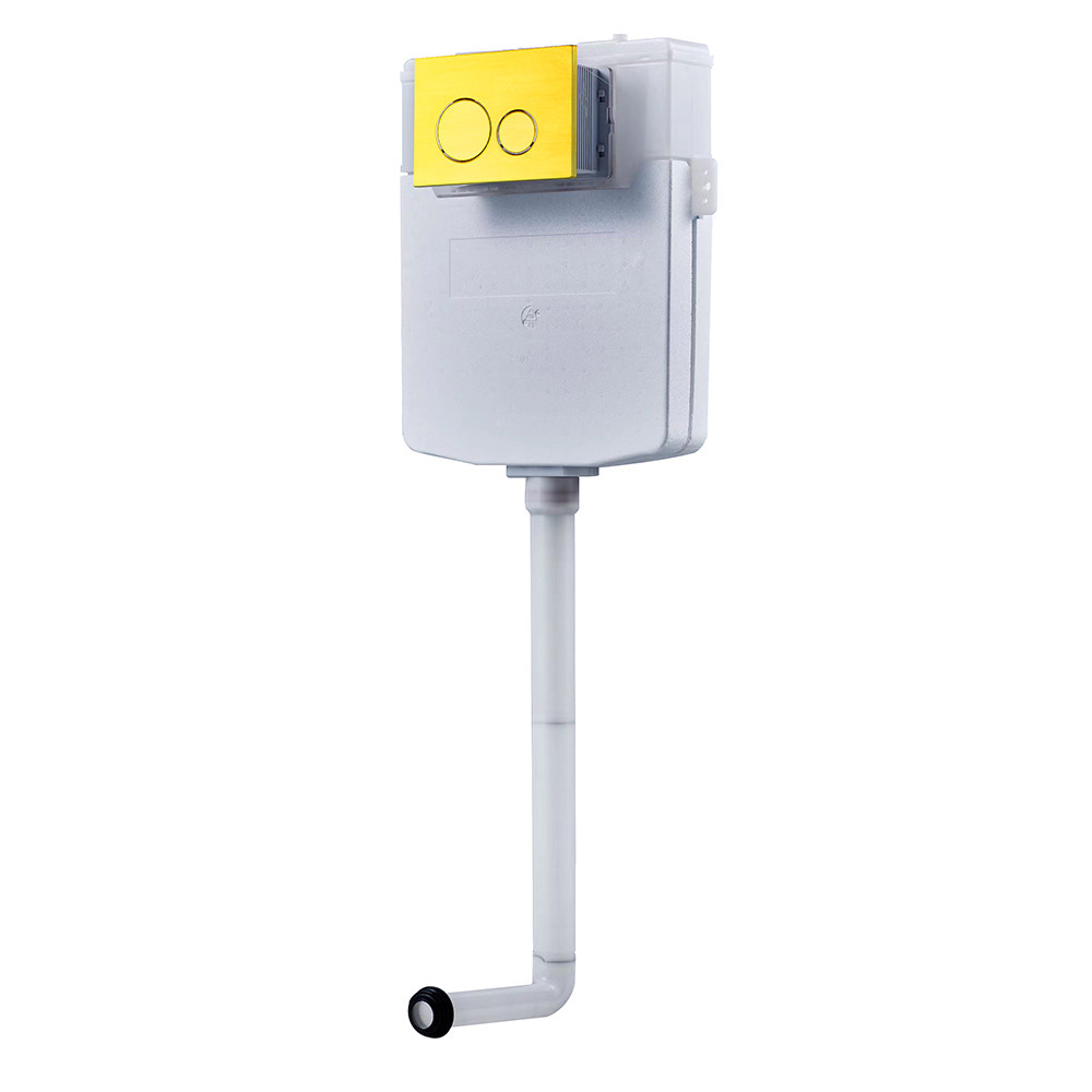  Dual Flush Plastic Concealed Cistern with Plastic Flush Valve Manufactures