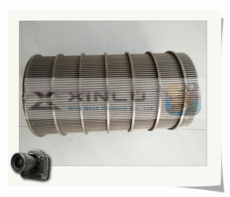 FOTI Wedge Wire Screen Cylinders Non Clogging Wastewater Stainless Steel Filter Basket