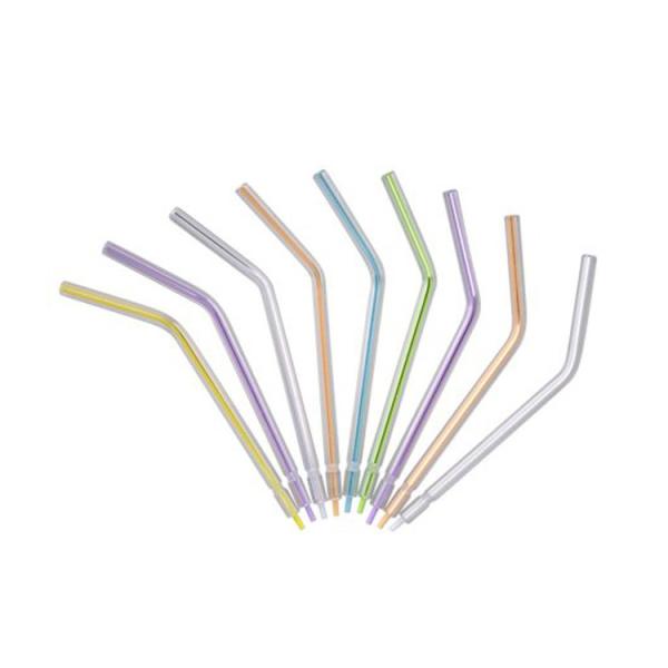 Colorful Dental Disposable Spray Nozzles Tips Disposable 3 Way Air Water Syringe