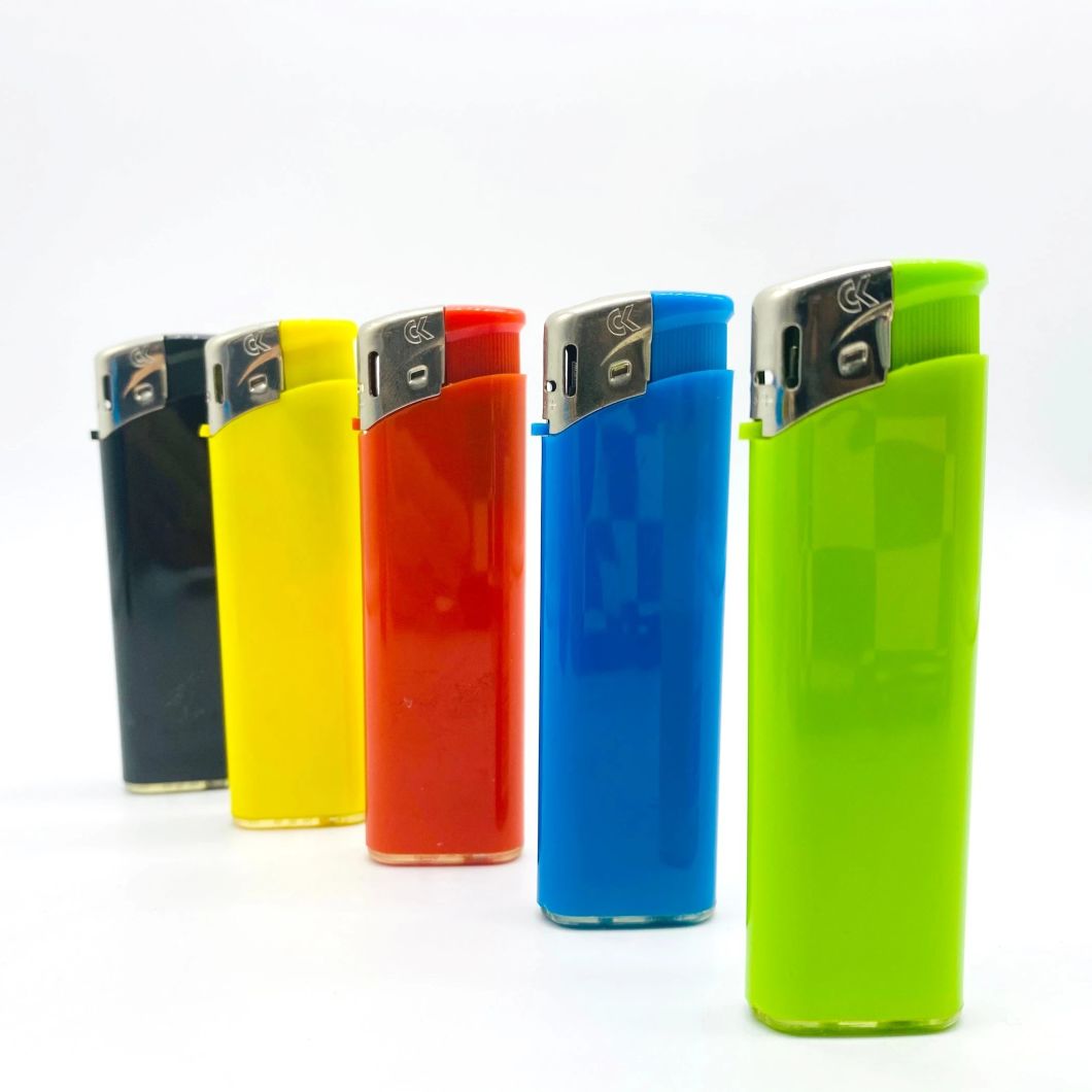 Dy-075 Dongyi Promotional Wholesale Solid Color Printing Disposable Plastic Lighters