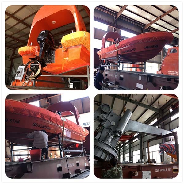 SOLAS Approved 8 Persons FRP Marine Life Saving Fast Rescue Boat FRC