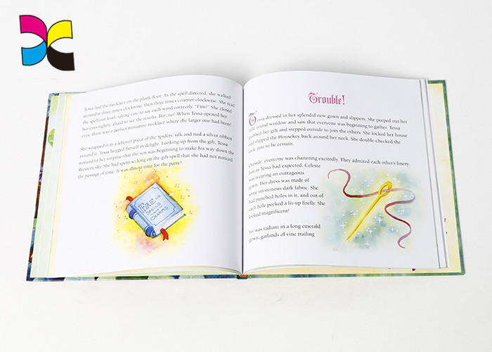Educational Hardcover Book Printing Customized Full Color Printing Matt Lamination