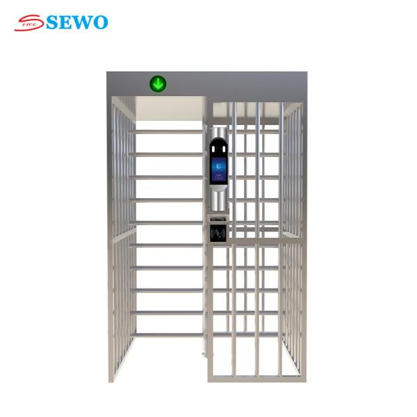Secure Bi-Directional Full Height Turnstile Gate 1500*1500*2200 mm for