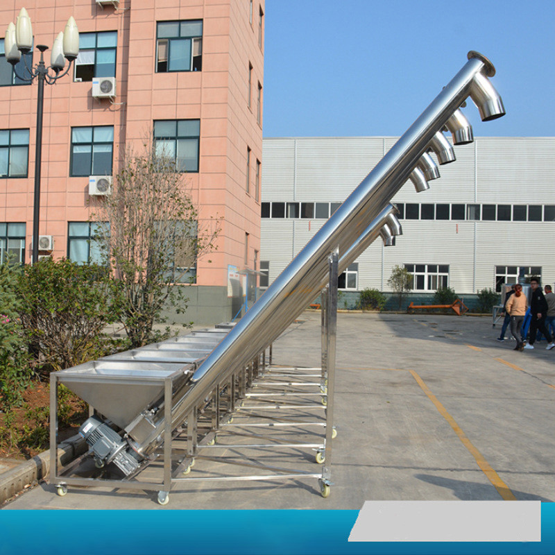 Stainless Steel Screw Auger Feeder for Heat Resistant Materials in Conveyor Systems