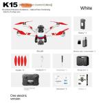 Foldable K15 Max HD 4K 8K Brushless PFV Drone With Remote Control LED Screen