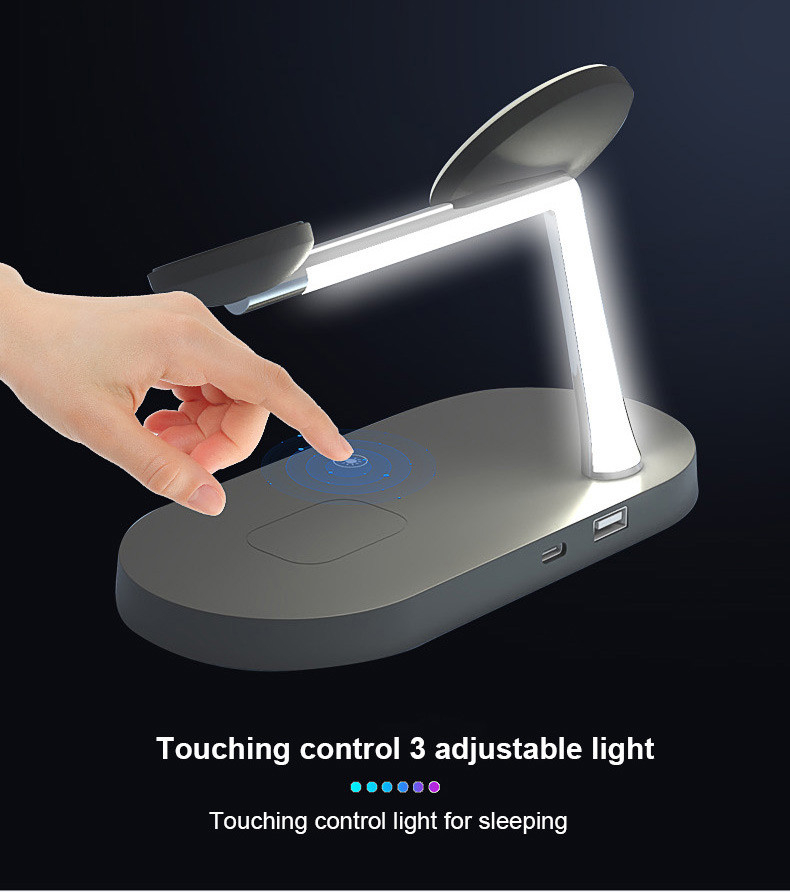 Fast 15w 5 In1 Multi Function Wireless Charger Qi Magnetic Stand