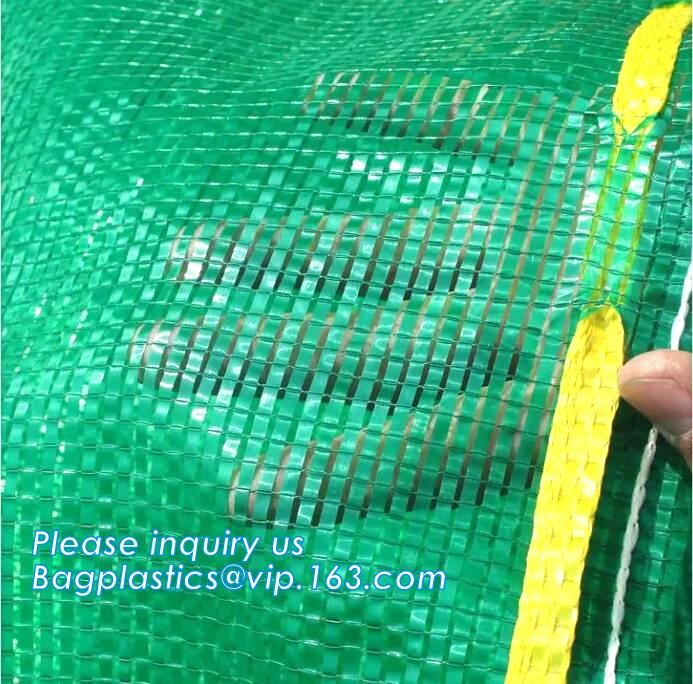 Reusable Solid Shopping Bag String Grocery Bag Shopper Cotton Tote Mesh Net Woven Portable Durable Shopping, BAGEASE