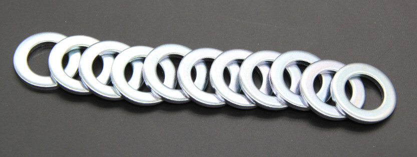 High Strength Flat Steel Washers 200HV Din125A M10 Carbon Steel Washers