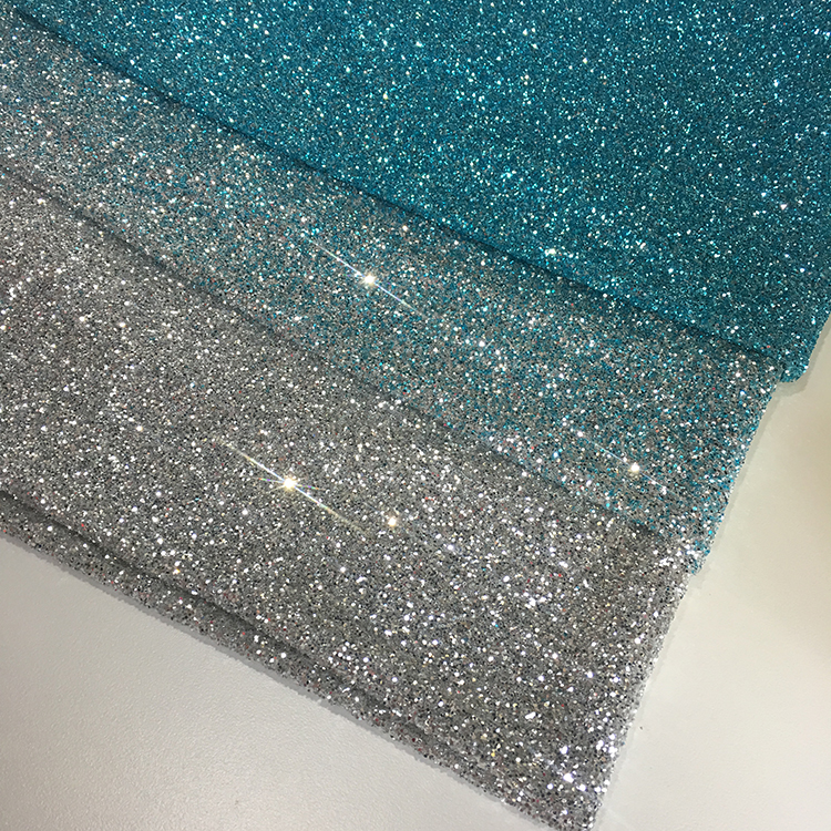 High Brightness Glitter Wall Fabric , Textured Glitter Wallpaper For Household Room