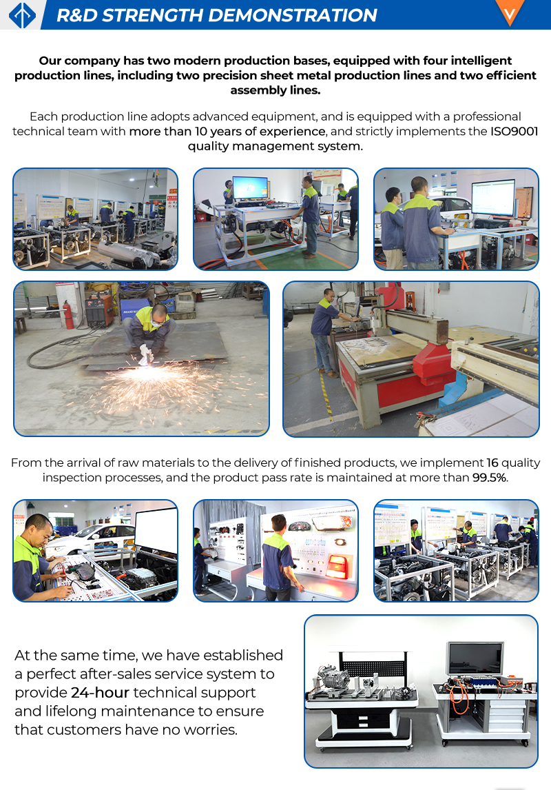 Electronic Power Steering Teaching Board Advanced Industrial Hydraulics Training