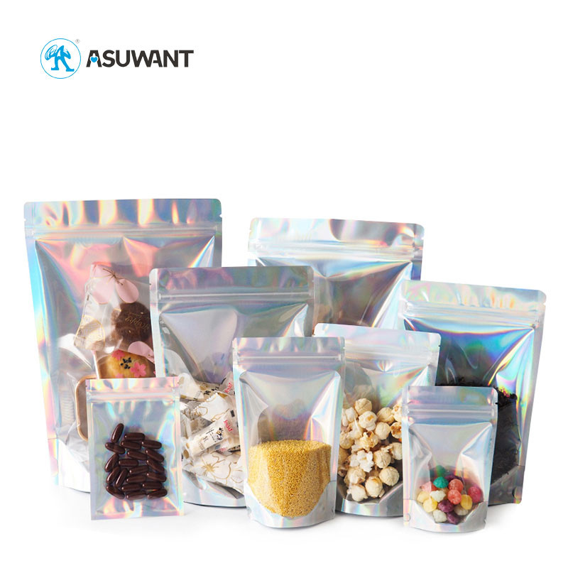Jewelry Packaging Holographic Lip Gloss Hologram Cosmetic Bag