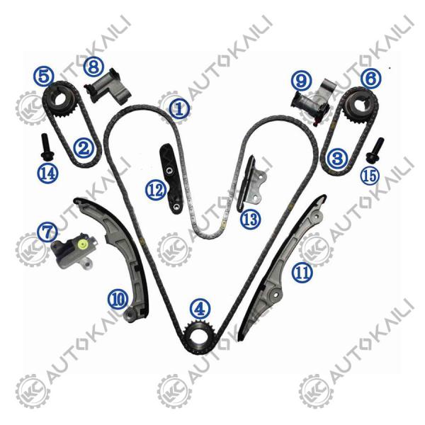 Timing Chain Kit For 3.5- W, C 3496cc VVT V6 N7WGE 2007-10 Edge07-10,Flex non