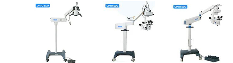 Double Binocular Electric Control 18mm Ent Microscope