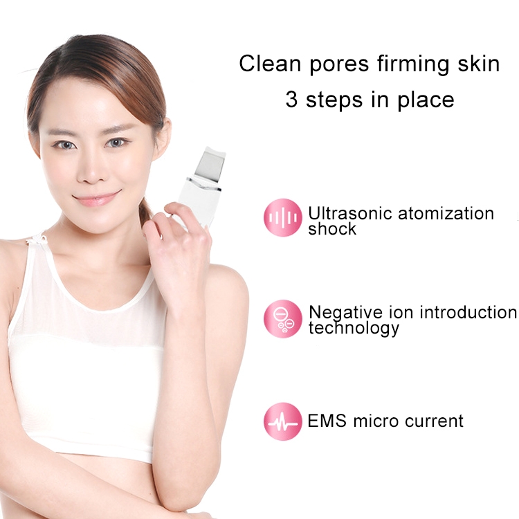 Dermabrasion Skin Scrubber Facial Ultrasonic Scrubber Home Use Beauty Equipment