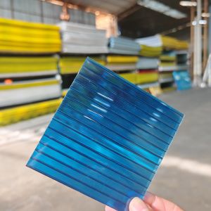 4mm to 12mm Thermoplastic Blue Colored Filter Polycarbonate Sheet for Cool and