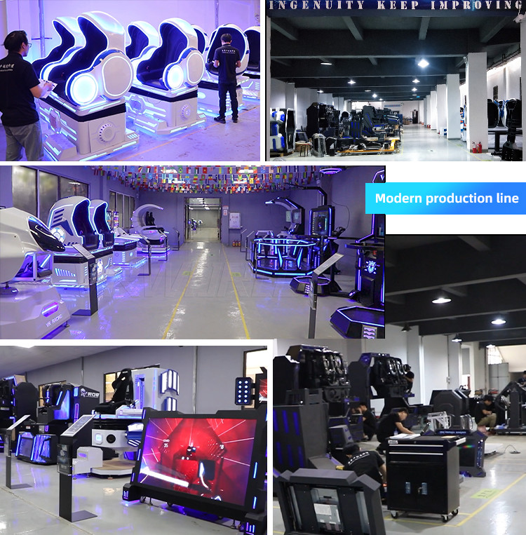 Godzilla Gaming Chair VR Motion Simulator Double Egg Chair 360 Degree Rotating