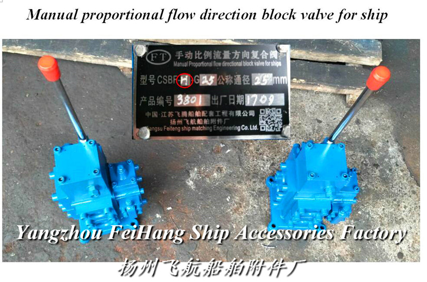 MANUAL CONTROLLED VALVE) FOR HYDR. MOTOR Model: CSBF -H-G25