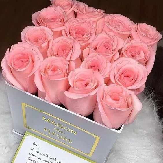 Preserved Rose Cardboard Box Custom Logo Printed Square Paper Flower Box