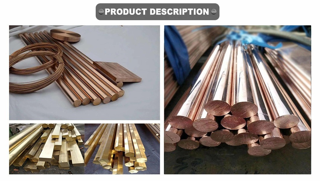 C11000 Copper Alloy Bar Zinc Filler Brazing Brass Welding Rods