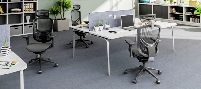 Recycle Black Mesh Adjustable Office Chair Foam Seat Ergonomic Executive Desk