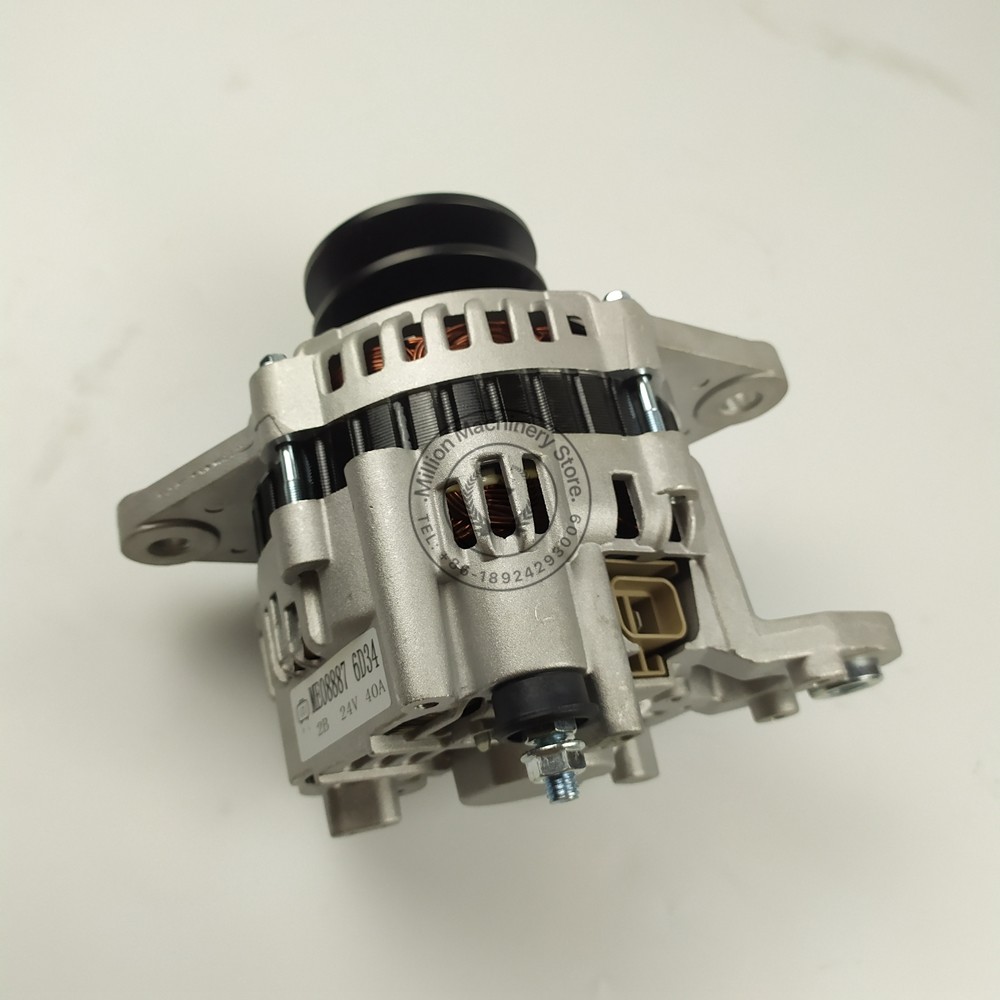 ME08887 Kato HD820-3 6D34 Engine Generator Excavator Start Parts