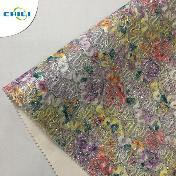Seamlessly Printed Faux Leather Fabric , Stretch Faux Leather Fabric Composite
