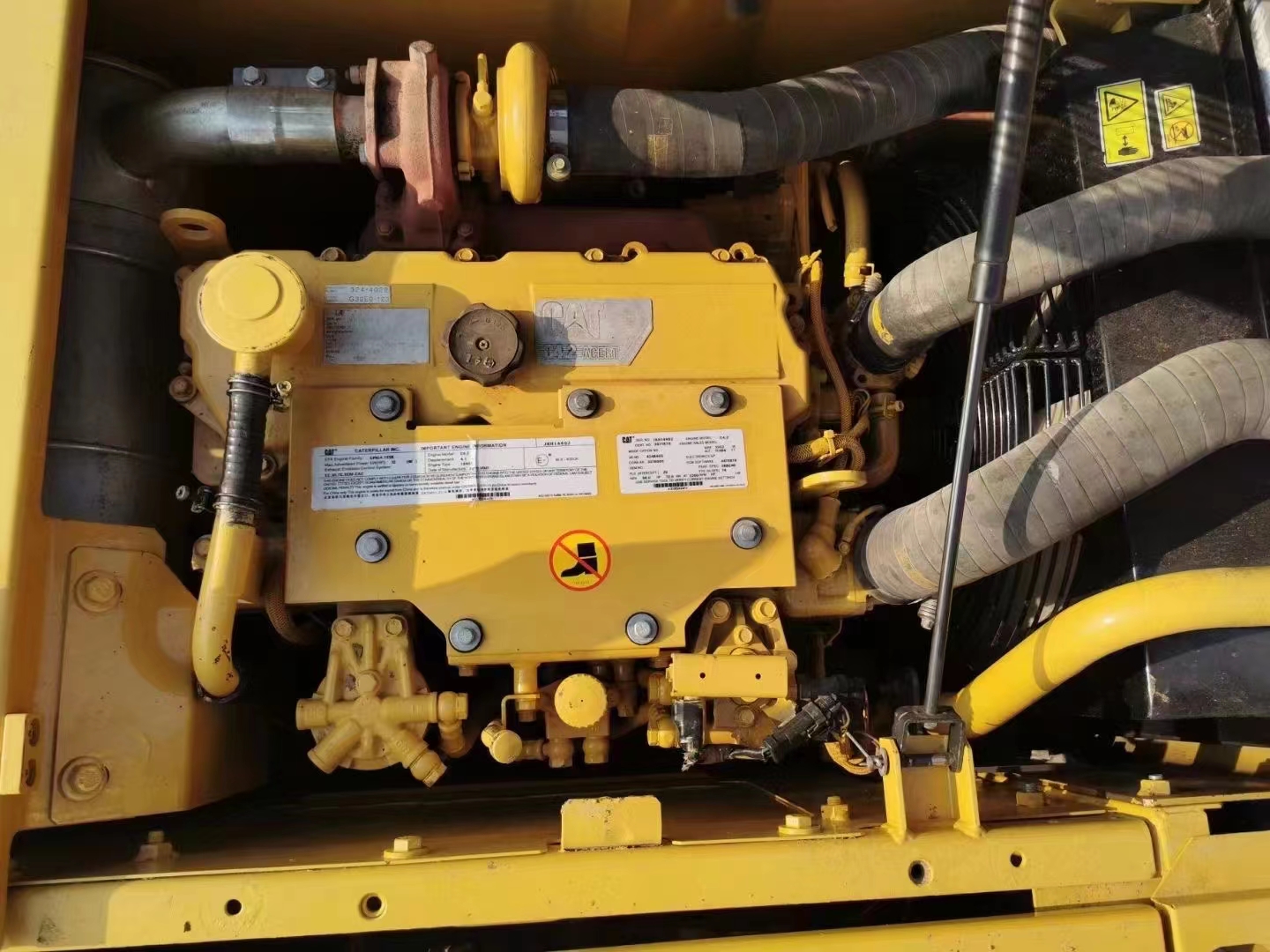 Original Cat312D 12 Ton Hydraulic Crawler Excavator with Hydraulic Cylinder and Valve