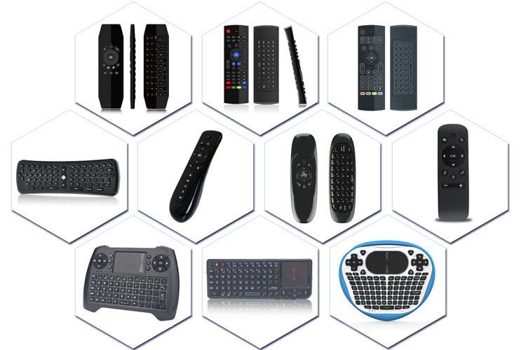 Mini RF Wireless Air Mouse Tv Remote Backlit Keyboard Effective Battery Saver