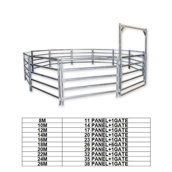 Cattle Horse Arenas 6 Oval Rails. Locking Pins. Victoria 30x60mm