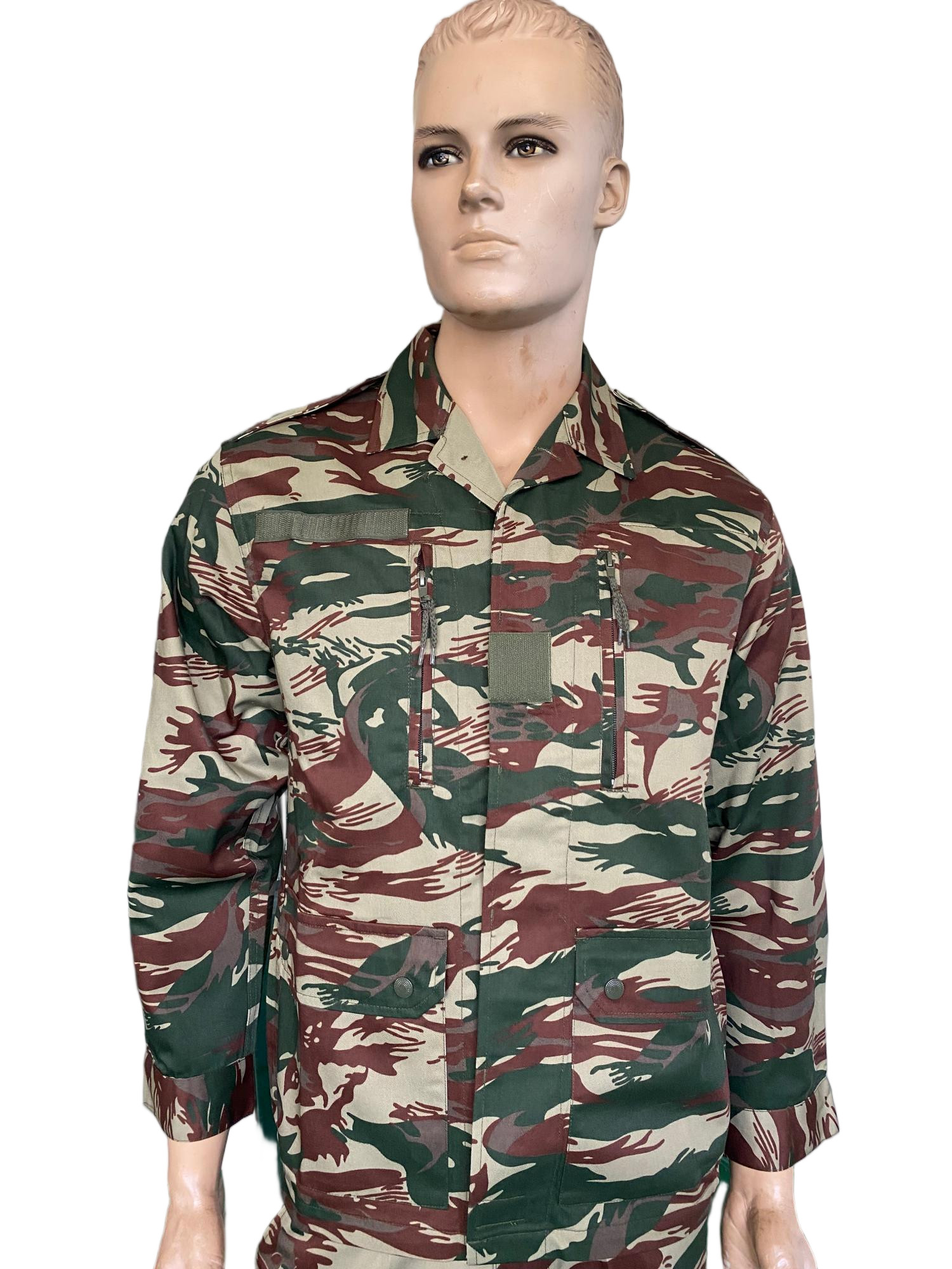 Tactical Tiger Stripe Camo Uniform Set for Outdoor Missions Anti Tearing Camouflage Ripstop WR Fabric Uniform Garments