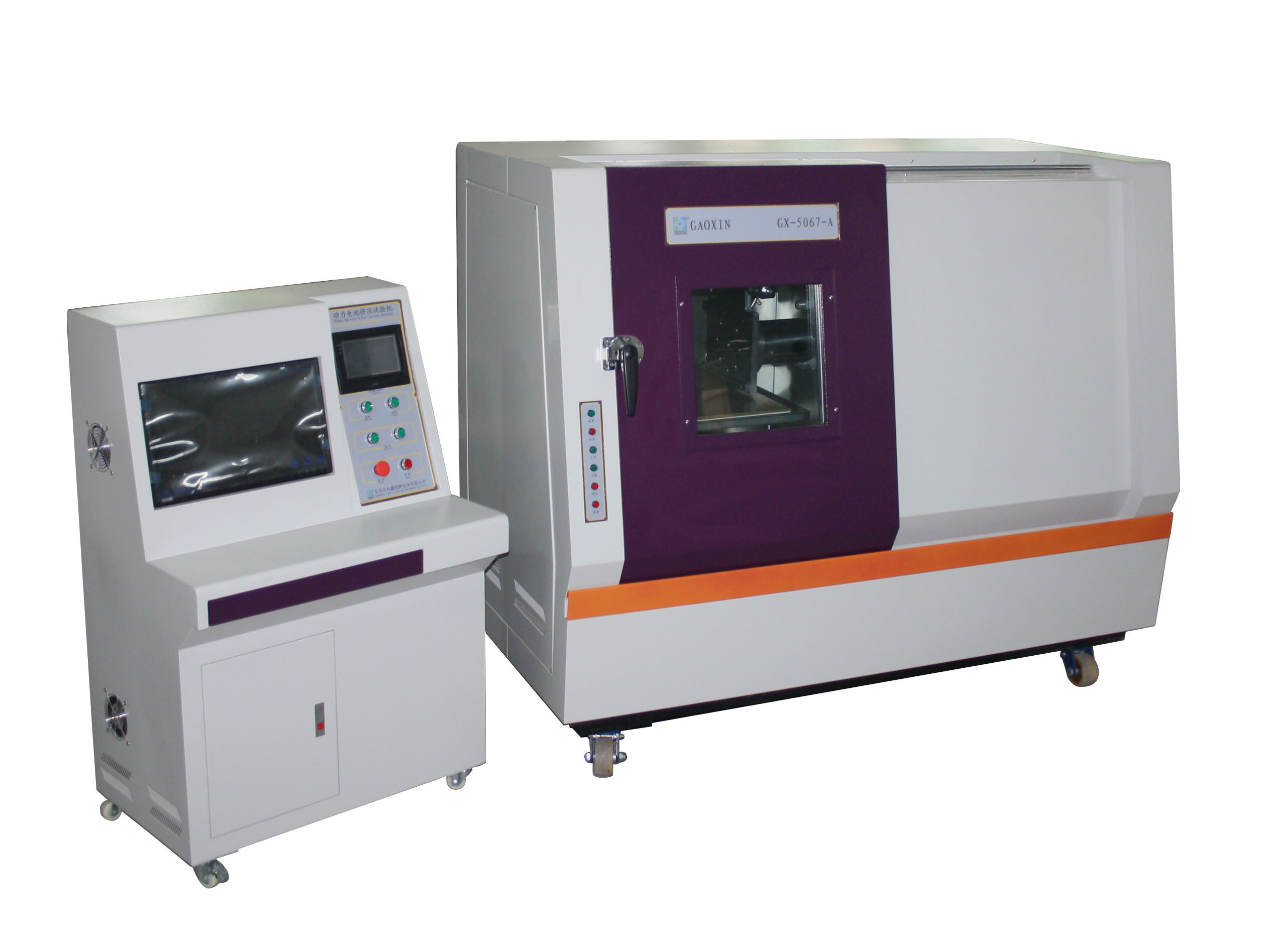 Crush Battery Testing Equipment battery Cell Tester High Accuracy Pressure Sensor