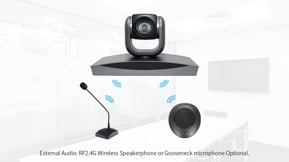Windows 10x PTZ Camera All-in-One Integrated 1080P ptz video conference camera Broadcast Camera
