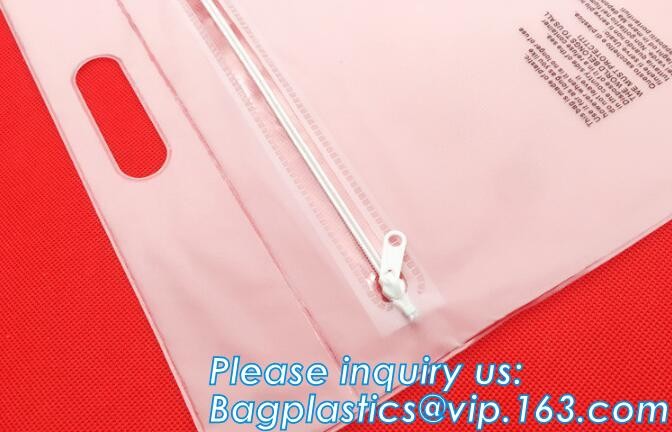 Plastic Bag OEM Custom PVC Loop Handle Image Printed Plastic Shopping Bag,Promotional Clear Waterproof Plastic Cosmetic