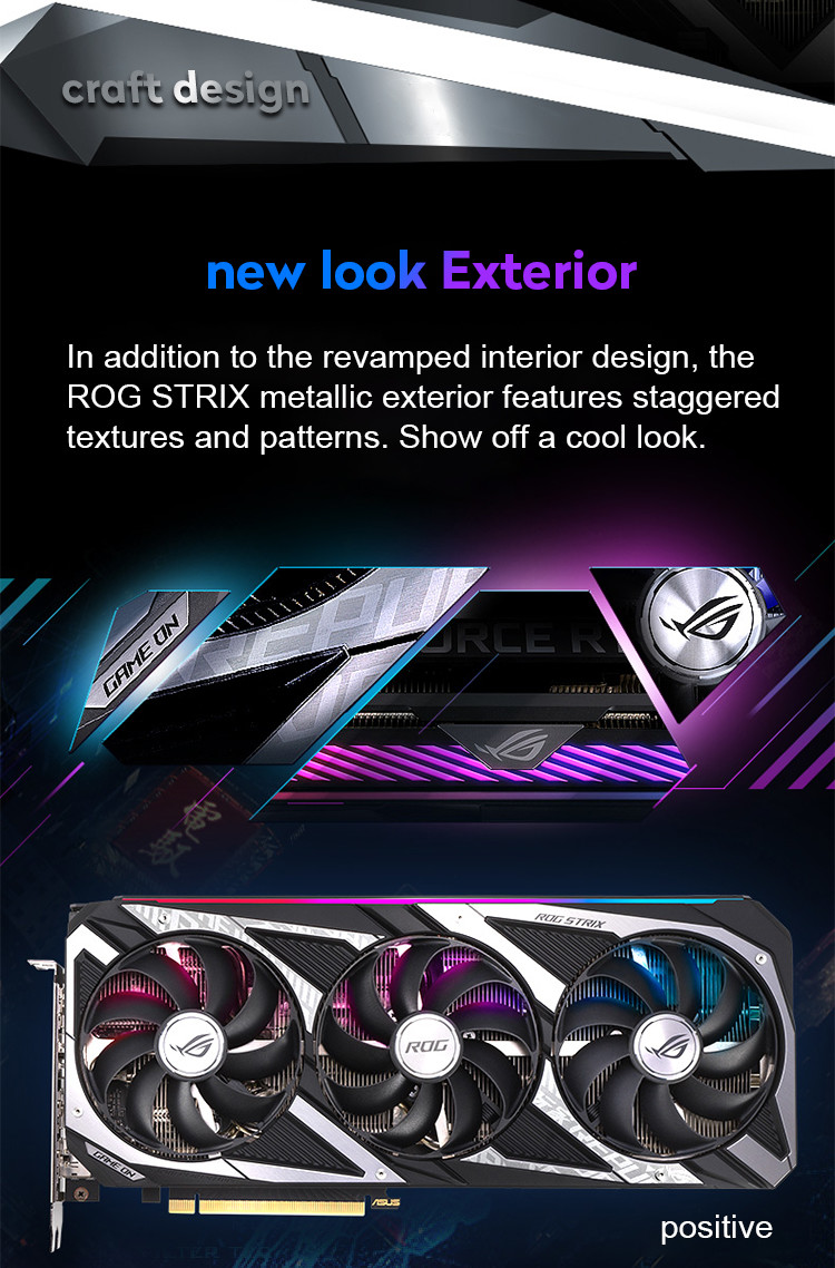 ROG-STRIX-RTX3050-O8G-GAMING Gaming PC Graphics Card PCI Express 4.0 16X Interface