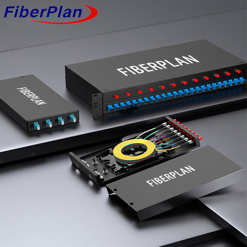 FTTH Fiber Optic Terminal Box 24 Port ODF 19 Inch Fiber Optic Distribution Frame