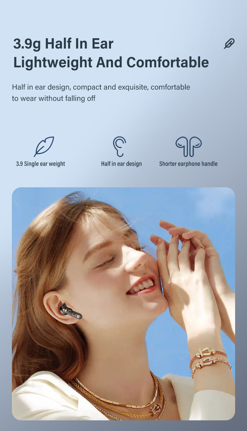 Sports and Gaming Noise Cancelling True Wireless Earbuds with Type C Charging