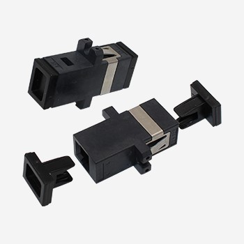 2 Simplex SC Subscriber Connector , Blue Fiber Optic Adaptor For Telecommunication