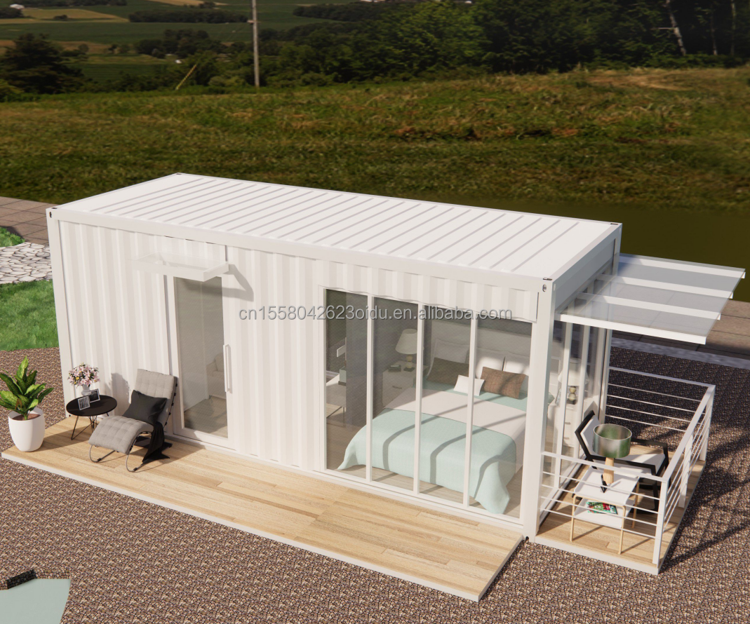 20ft Steel Frame Galvanized Steel Bending 180g Bathroom Container House Movable Prefabricated House for Products