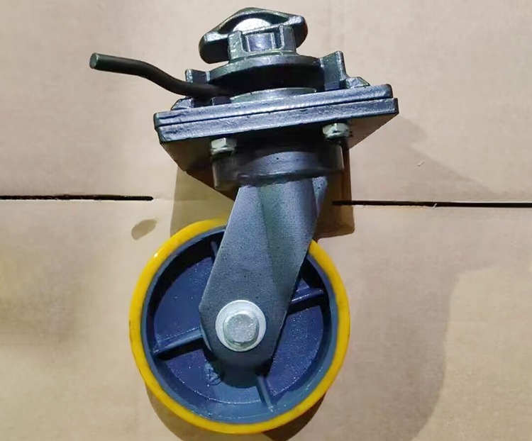 Tare Weight 26kg Heavy Duty Portable ISO Shipping Container Caster Wheels for Dynamic Load and Lockable Swivel Castor