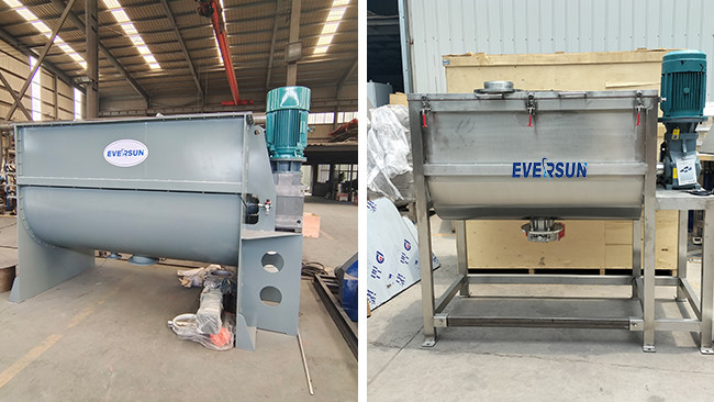 Industrial Food Processing Ribbon Mixer Paddle Mixer Machine With 20 - 100rpm