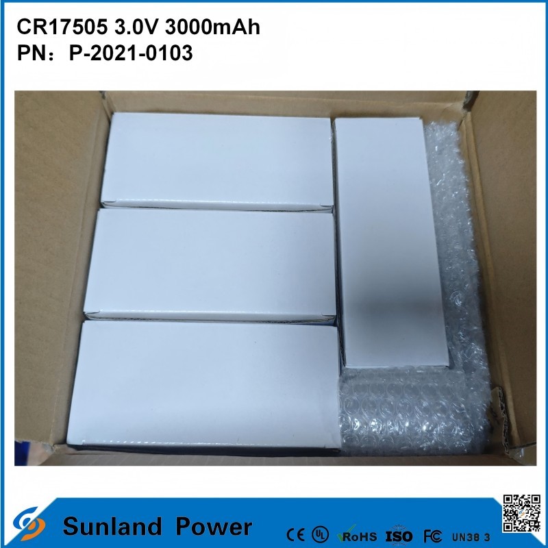 CR17505 3.0V 3000mAh For Smart Instruments Medical Equipment Transportation And Logistics Smart Furniture High-capacity Stable Discharge Performance