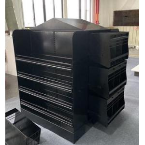 Chip Fixture GNG BLK Free Standing Display Rack High Visibility Customization