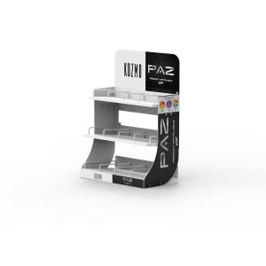 Customized factory smoke shop display rack, store fixed device display tobacco