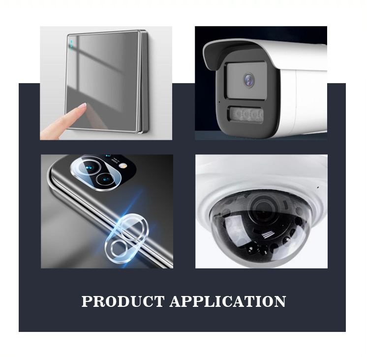 CCTV Housing Glass Cut To Size Transparent For CCTV Camera Housing Enclosure