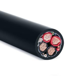 Round Wire High Voltage 1000V Servo Tracking Cable for Machine Tool Manufacturin